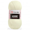 Пряжа Adore YarnArt 331 - Слоновая кость