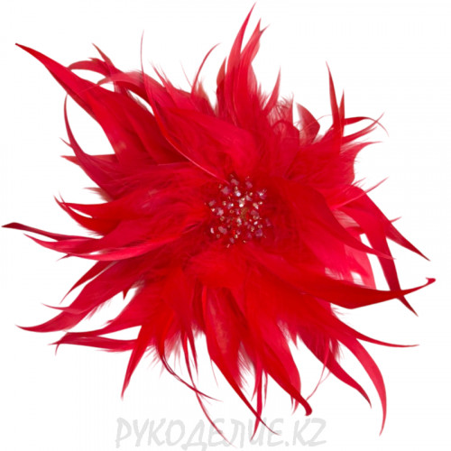 Цветок-брошь Перья d-160мм Цветок-брошь Перья d-160мм