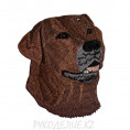 Термоаппликация Лабрадор 8*7см 2 - Темно коричневый