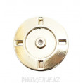 Кнопка пришивная металлическая MS K-21 25мм, 1 - Gold (Золотой)