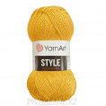 Пряжа Style YarnArt 657 - Желтый