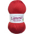 Пряжа Baby Cotton 100 Lanoso 956 - Кармин