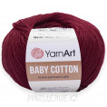 Пряжа Baby Cotton YarnArt 428 - Вишня