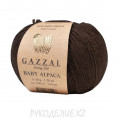 Пряжа Baby Alpaca Gazzal 46004 - Шоколад