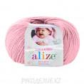 Пряжа Baby Wool Alize 185 - Розовый