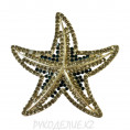 Брошь Морская звезда 50*50мм 58 - Морская волна