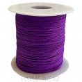 Шнур для плетения браслетов Шамбала 1мм 675 - Фиолетовый