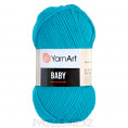 Пряжа Baby YarnArt 552 - Ярко-бирюзовый