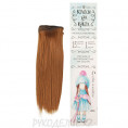Волосы - тресс для кукол "Прямые" длина волос 15см, ширина 100см 27В - Рыжий, 2294875