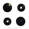 Кнопка "Micron" POM-10/500 пластик d 10мм 002 - Черный