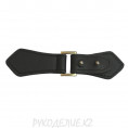 Застежка для пальто кожзаменитель FA 169 1 - Black/S