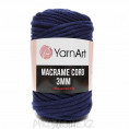 Пряжа Macrame Сord 3мм YarnArt 784 - Темно-синий