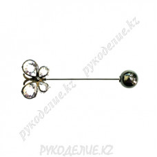 Булавка декоративная бабочка 75*25мм МТ-1738