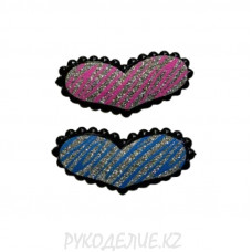 Булавка для постельного белья Сердце с черточками (2шт) Булавка для постельного белья Сердце с черточками (2шт)