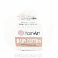 Пряжа Baby Cotton YarnArt 400 -Белый