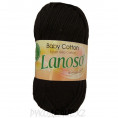 Пряжа Baby Cotton 100 Lanoso 960 - Чёрный