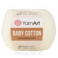 Пряжа Baby Cotton YarnArt 401 - Молочный