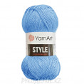 Пряжа Style YarnArt 669 - Темно-голубой