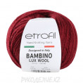 Пряжа Bambino Lux Wool Etrofil 70034 - Темно-красный