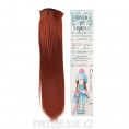 Волосы - тресс для кукол "Прямые" длина волос 25см, ширина 100см 13 - Рыжий, 2294920