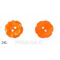 Пуговица маргаритка TFA81 24L, 154 - Оранжевый
