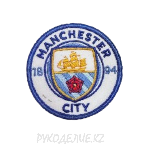 Шеврон клеевой Manchester city d-7,5см