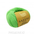 Пряжа Organik Baby Cotton Gazzal 421 - Зеленый