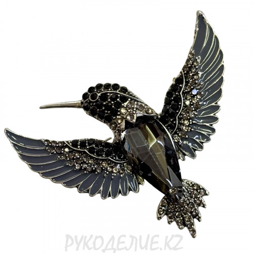 Брошь Колибри 60*50мм