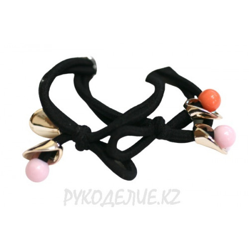 Набор резинок с цветными бусинами (2штуки) Набор резинок с цветными бусинами (2штуки)