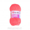 Пряжа Flowers Unicolor YarnArt 736 - Ярко-коралловый