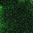 Бисер прозрачный глянцевый 10/0 Preciosa 50120 - Тёмно-зелёный