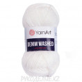 Пряжа Denim Washed YarnArt 900 - Белый