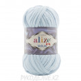 Пряжа Velluto Alize 416 - Бледно-голубой