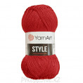 Пряжа Style YarnArt 675 - Красный