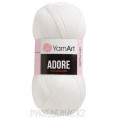 Пряжа Adore YarnArt 330 - Белый