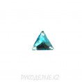 Стразы пришивные Треугольник 12*12мм 202 - Aquamarine 