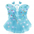 Детский костюм "Бабочка с подсветкой" 3 - Голубой