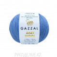 Пряжа Baby Wool Gazzal 813 - Голубой