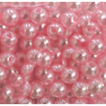 Бусины жемчуг пластиковые 6мм (10гр) 17 - Светло-розовый