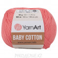 Пряжа Baby Cotton YarnArt 420 - Коралл