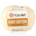 Пряжа Baby Cotton YarnArt 402 - Кремовый