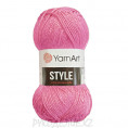 Пряжа Style YarnArt 665 - Темно-розовый