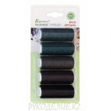 Набор ниток 40/2 Karriere Sewing Thread 5шт Набор ниток 40/2 Karriere Sewing Thread 5шт