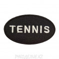 Шеврон клеевой Tennis 5,2*3см 2 - Черно-белый