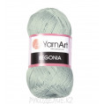 Пряжа Begonia YarnArt 54462 - Бледно-серый