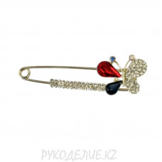 Булавка декоративная Бабочка 65мм