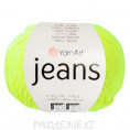 Пряжа Jeans YarnArt 58 - Желтый неоновый