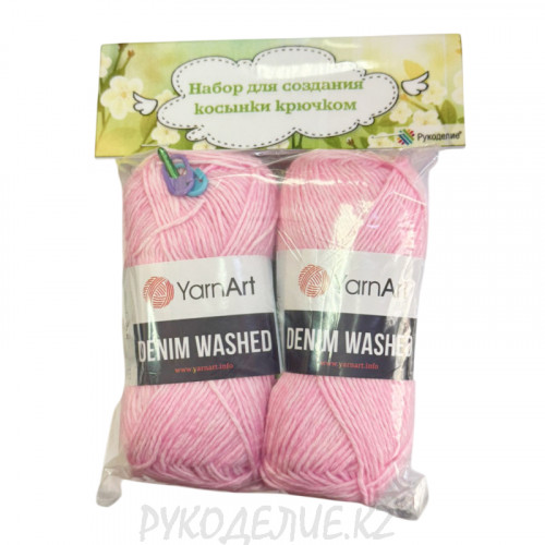 Косынка крючком (Denim Washed)