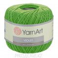 Пряжа Violet YarnArt 6332 - Ярко-зеленый