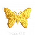 Термоаппликация Бабочки 8*5,5см 01 - Золотой